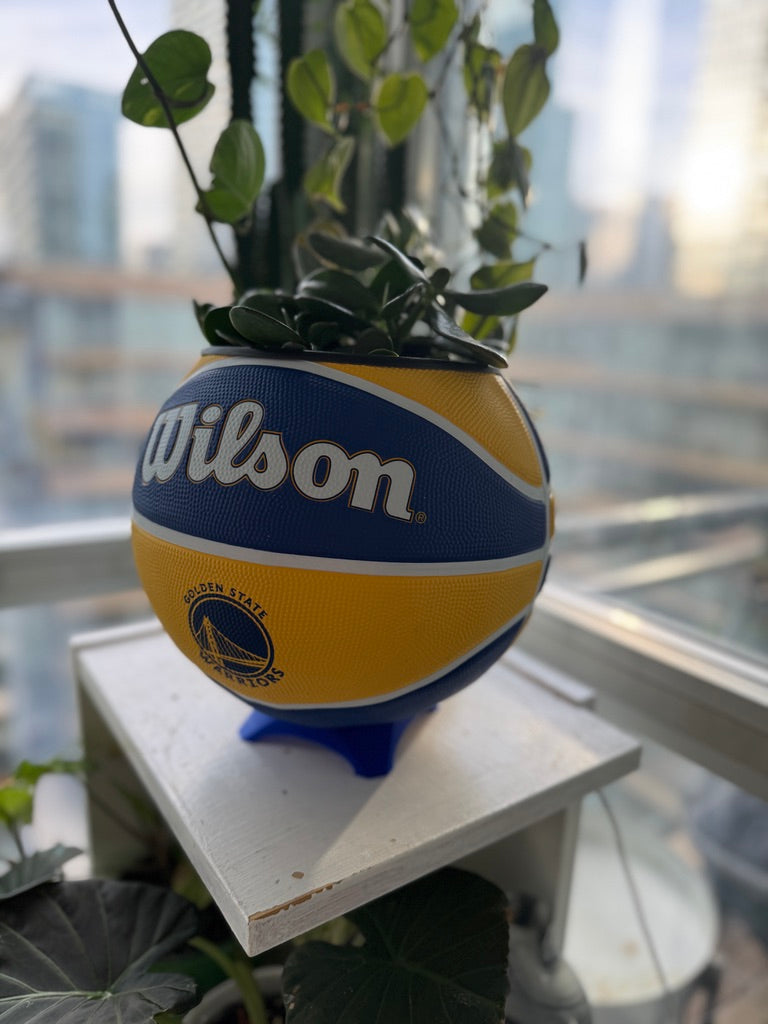 Large Basketball Planter (Golden State Warriors - OG)