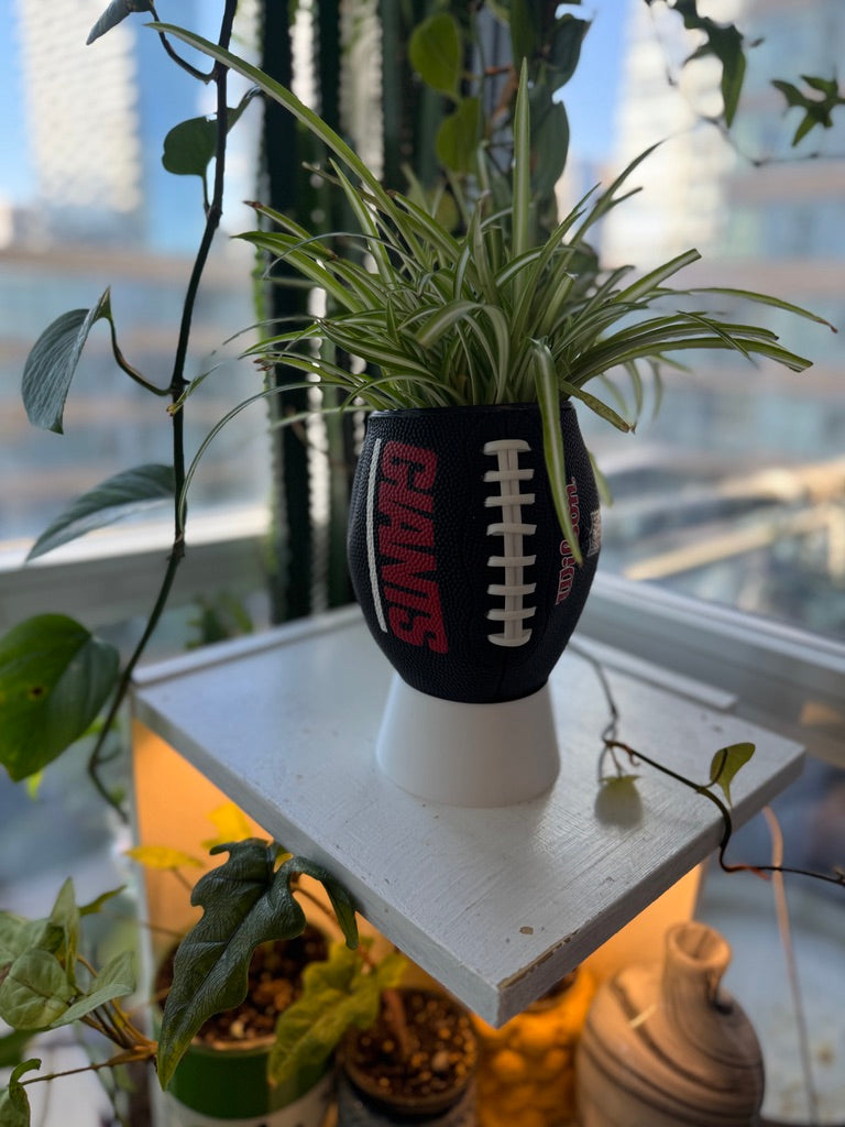 Mini Football Planter (New York Giants)