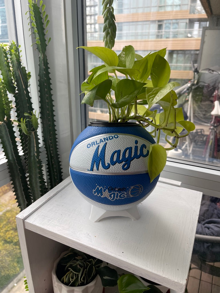 Mini Basketball Planter (Orlando Magic)