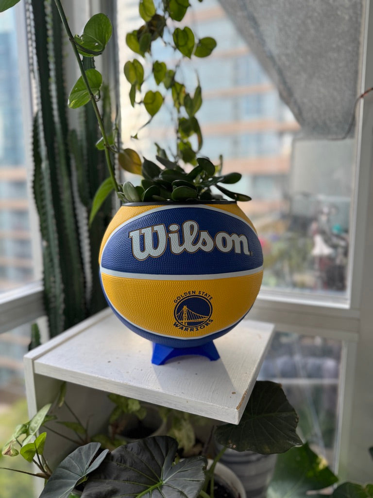 Large Basketball Planter (Golden State Warriors - OG)
