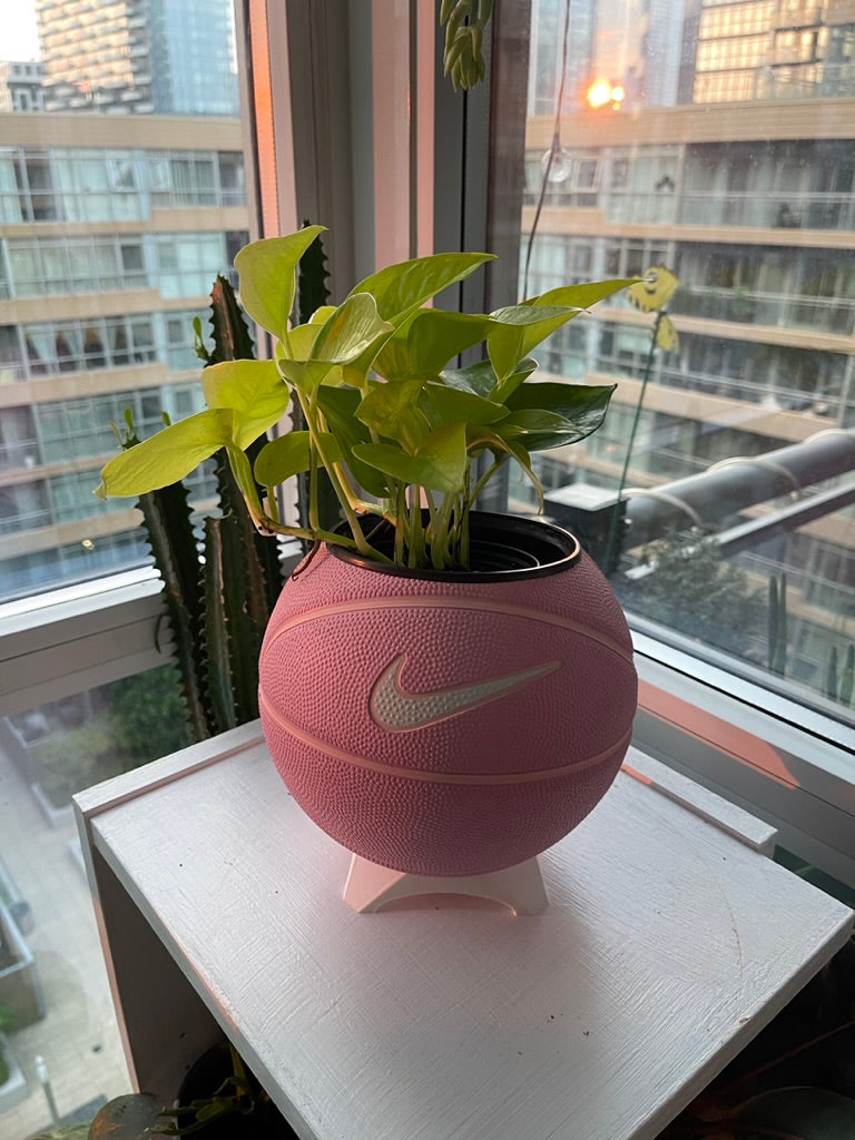 Nike Mini Basketball Planter (Strawberry Milk)