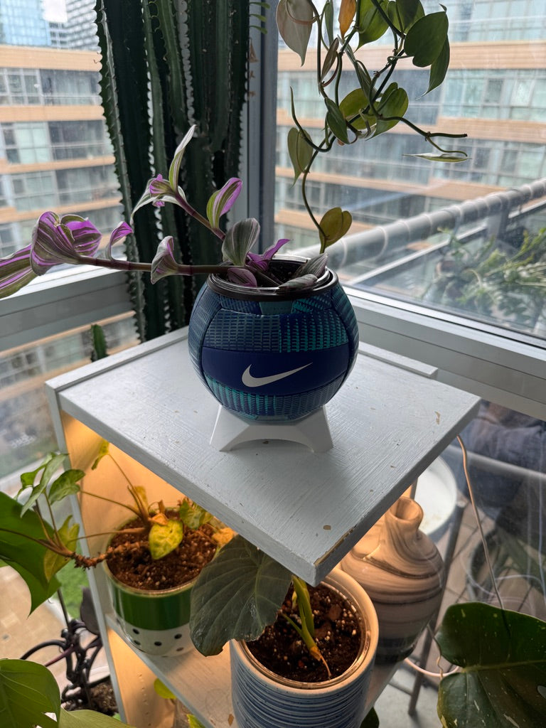 Nike Mini Volleyball Planter (Dusty Blue)