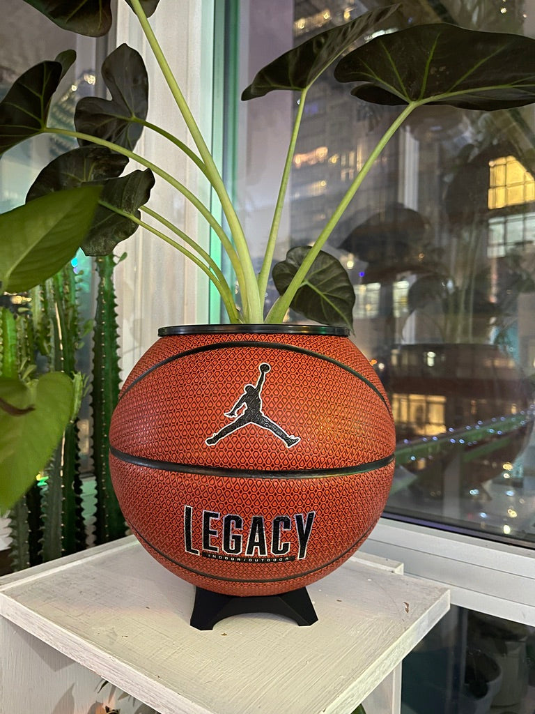 Nike Jordan Large Basketball Planter (Amber)