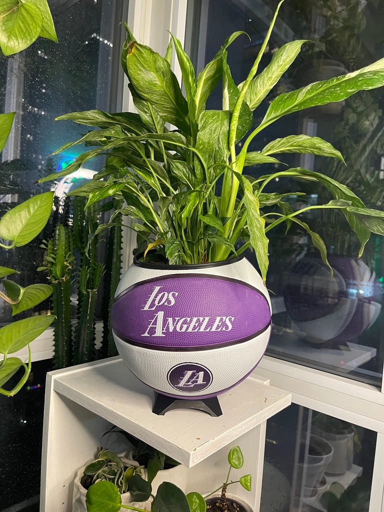 Large Basketball Planter (Los Angeles Lakers Mono)