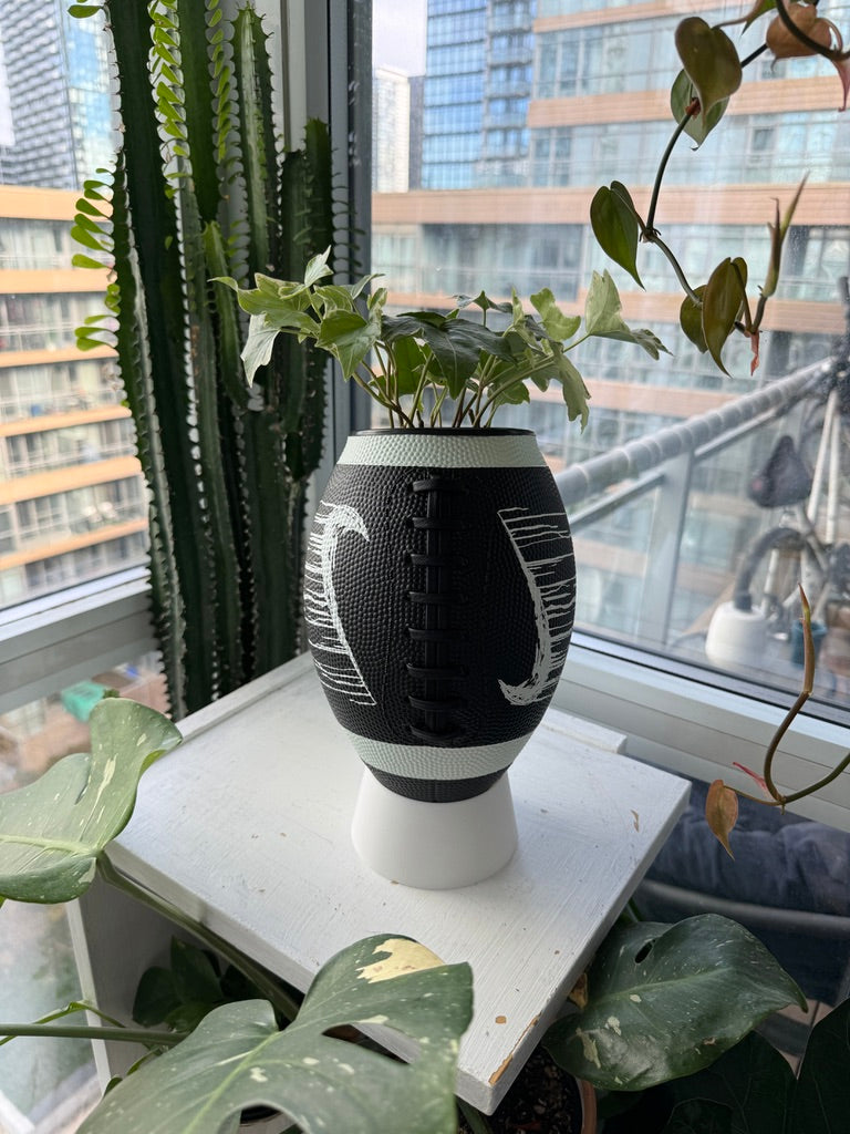 Nike Large Football Planter (White & Black)