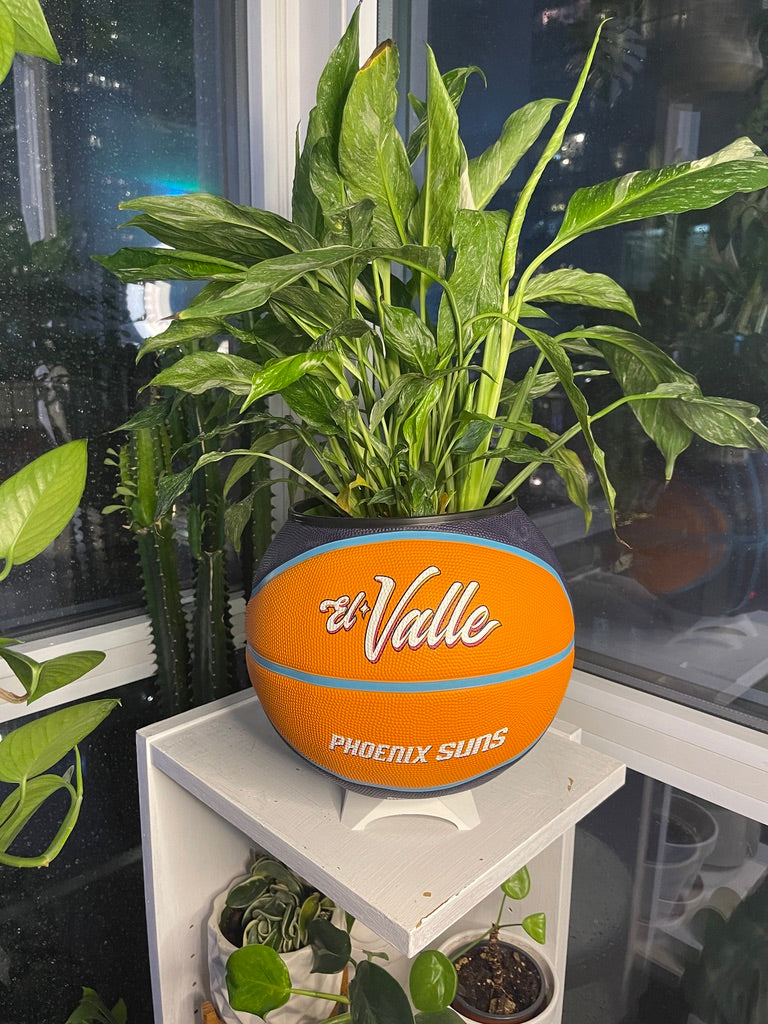 Large Basketball Planter (Phoenix Suns)