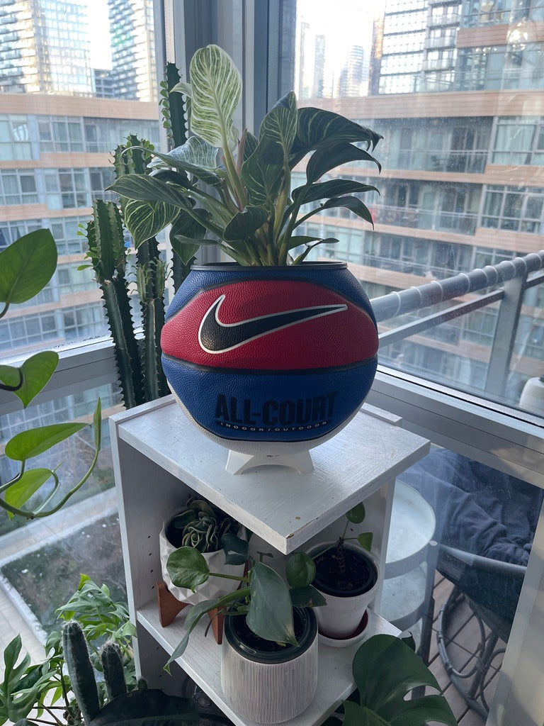 Nike Large Basketball Planter (Red, White, & Blue All-Court)