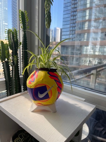 Nike Mini Soccer Ball Planter (Yellow Pitch)