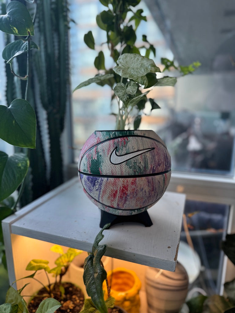 Nike Mini Basketball Planter (Pastel Graffiti)