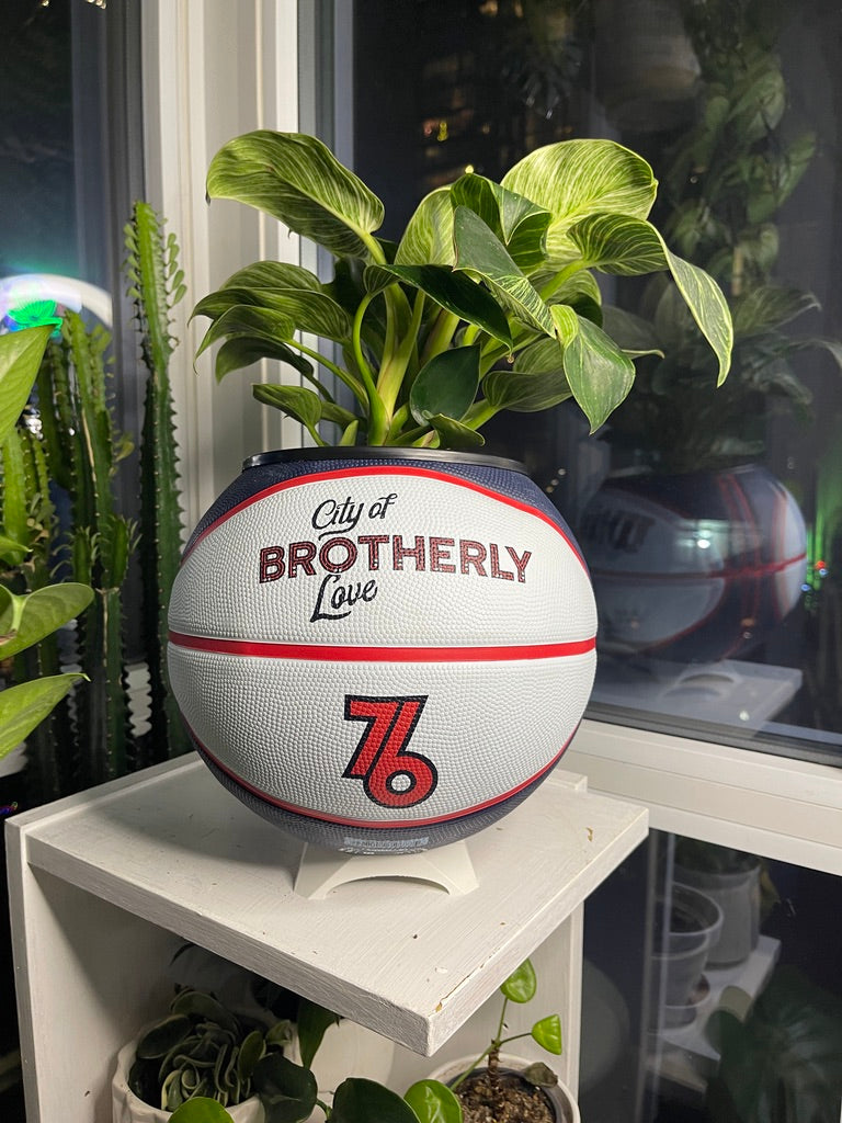 Large Basketball Planter (Philadelphia 76ers)