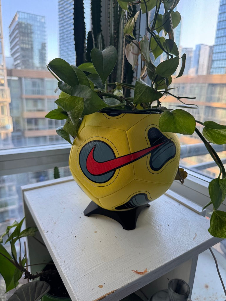 Nike Large Soccer Ball Planter (Red Volt)