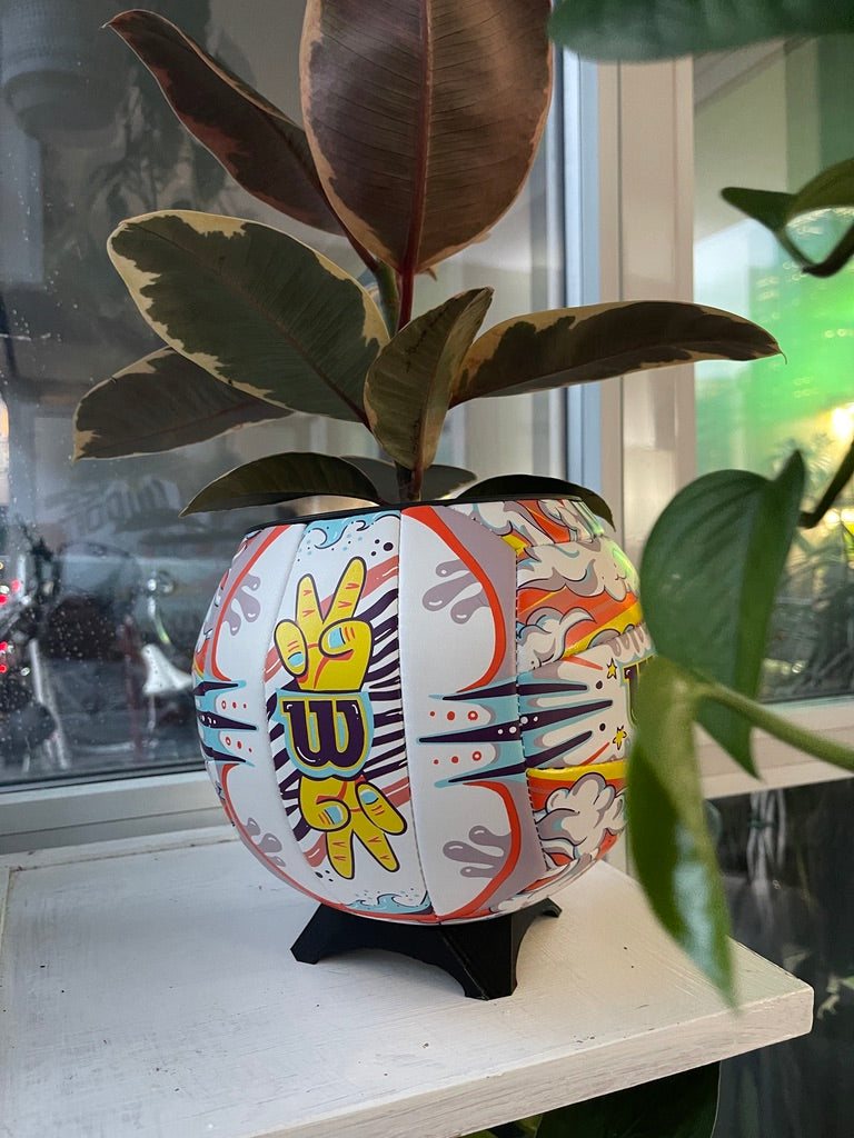 Nike Large Volleyball Planter (Beach Graffiti)