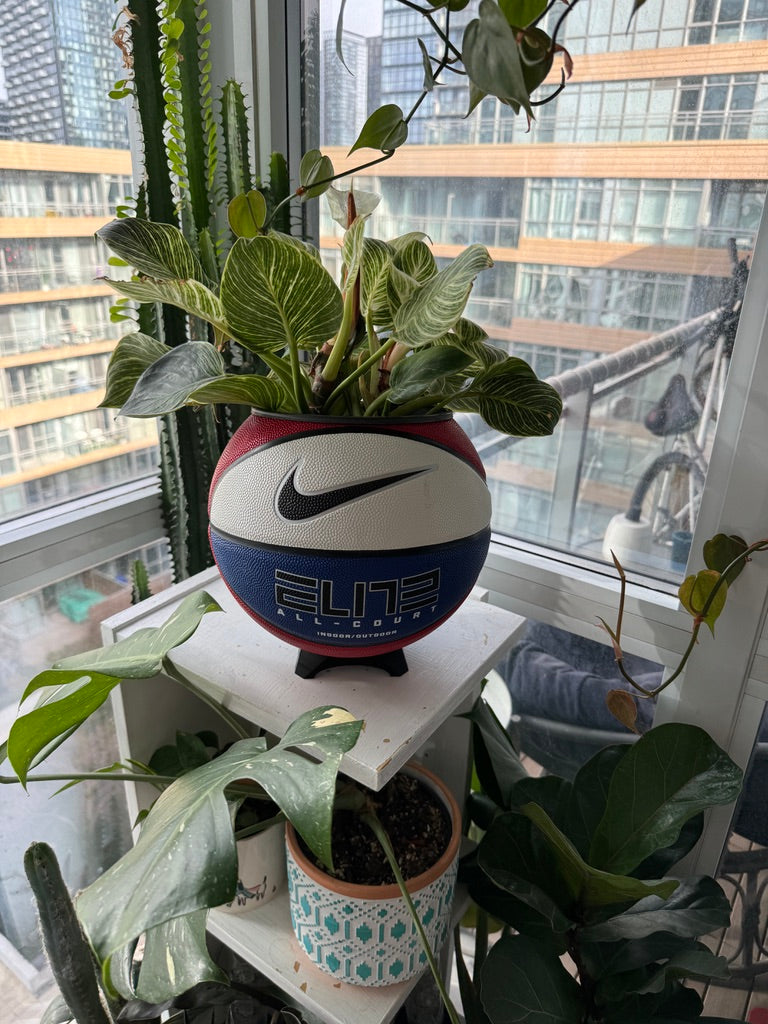 Nike Large Basketball Planter (Red, White, & Blue Elite)