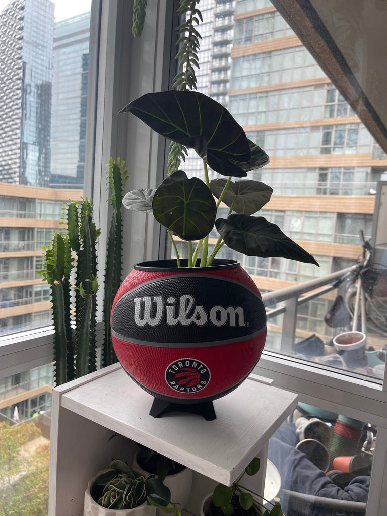 Large Basketball Planter (Toronto Raptors)