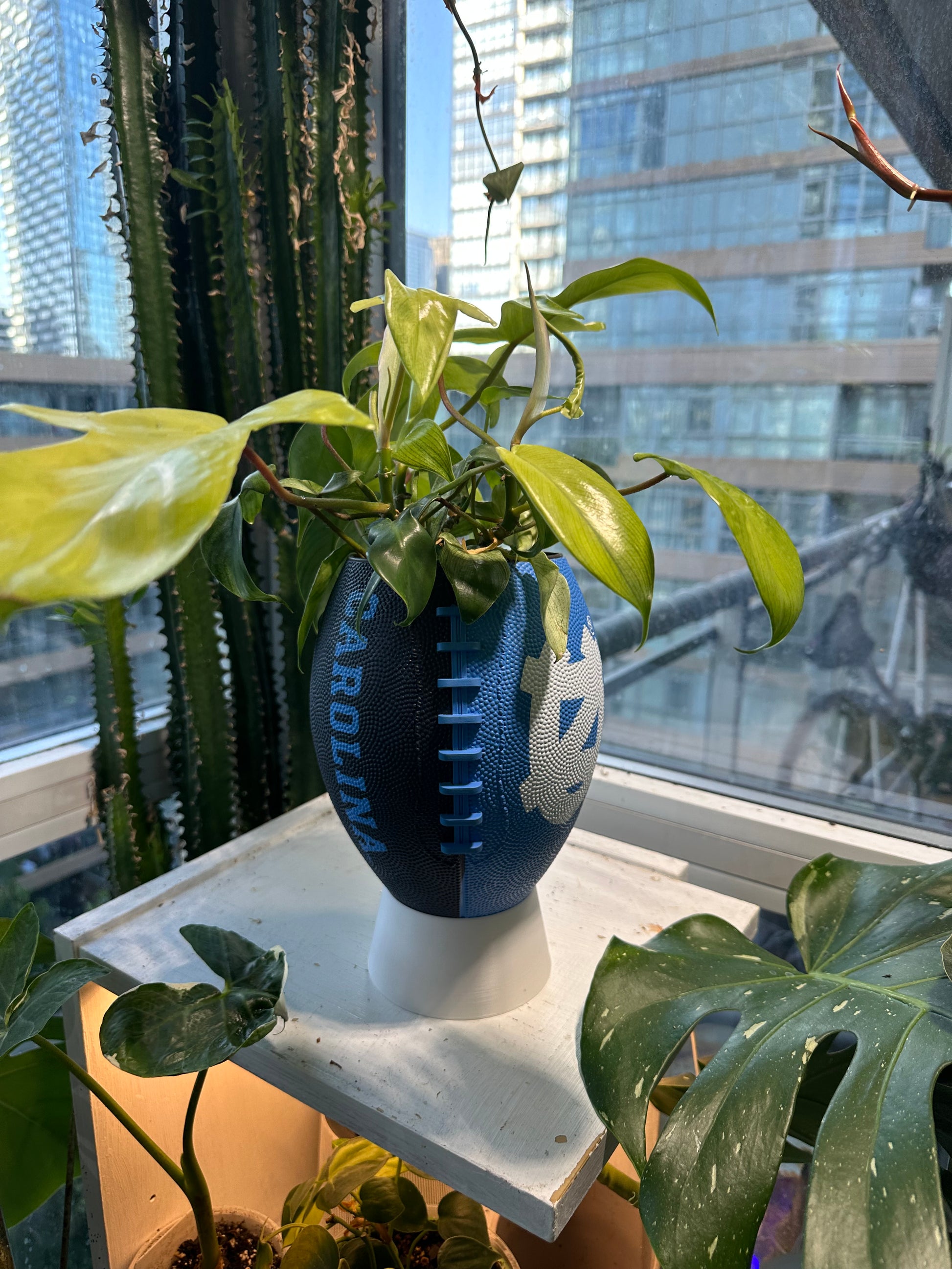 Large Football Planter (UNC)
