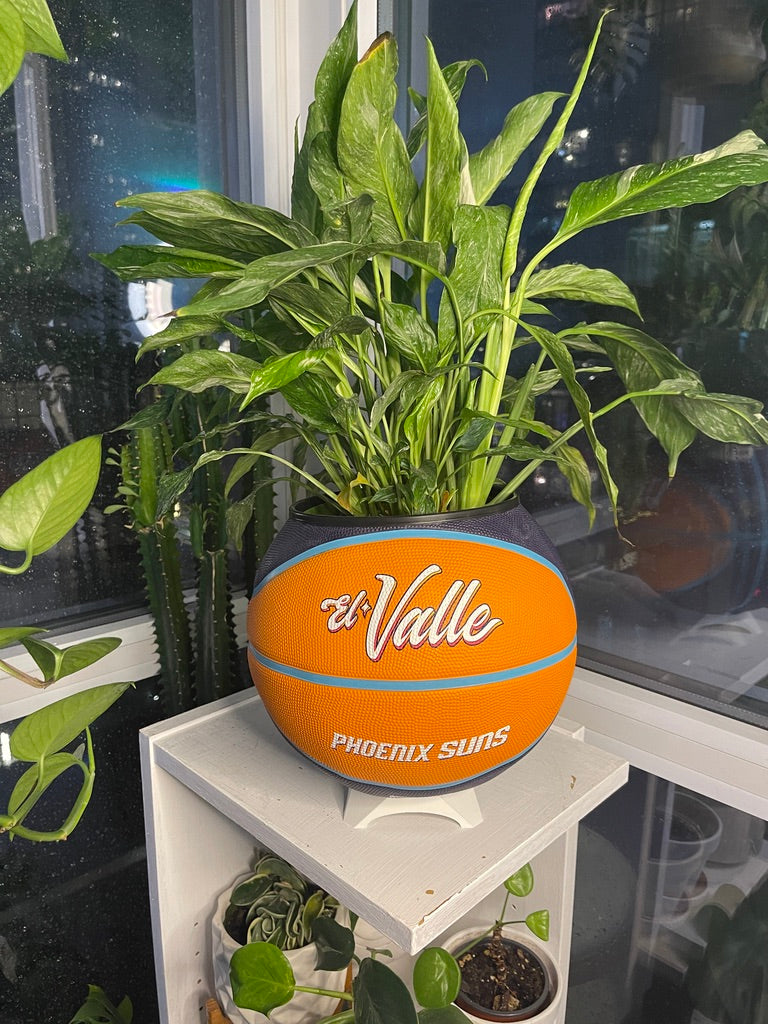 Large Basketball Planter (Phoenix Suns)
