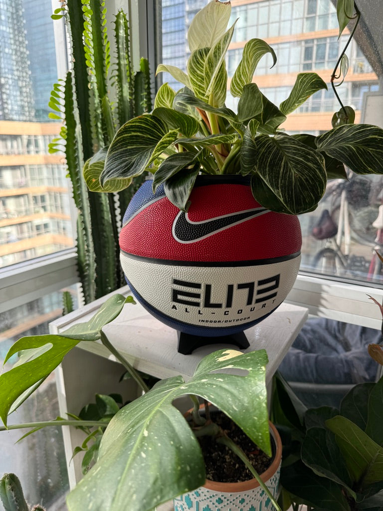 Nike Large Basketball Planter (Red, White, & Blue Elite)