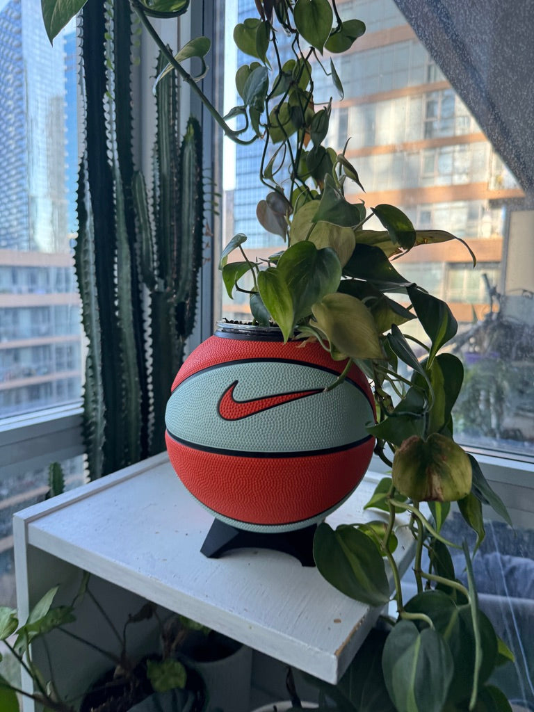 Nike Mini Basketball Planter (Teal Splash)