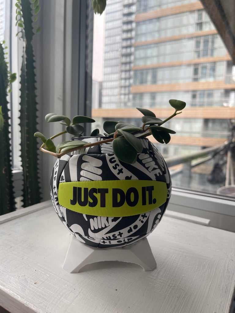 Nike Mini Volleyball Planter (Green Volt)