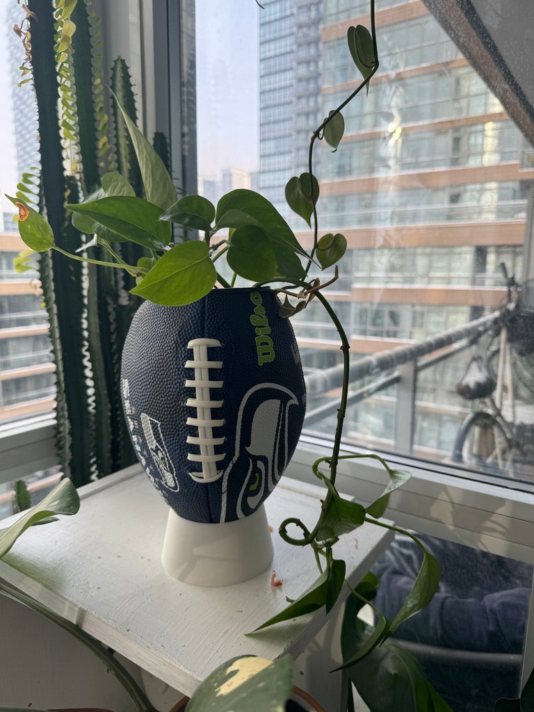Large Football Planter (Seattle Seahawks)