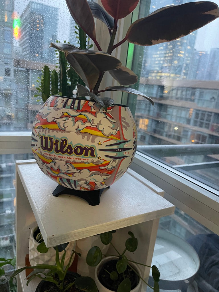 Nike Large Volleyball Planter (Beach Graffiti)