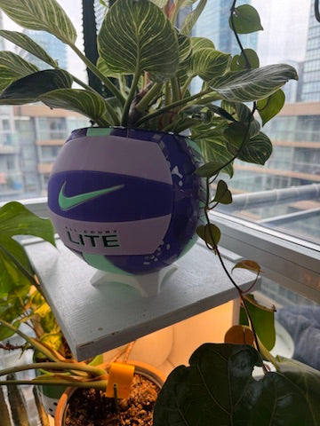 Nike Large Volleyball Planter (Purple Storm)