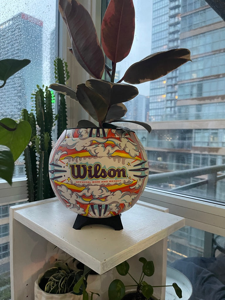 Nike Large Volleyball Planter (Beach Graffiti)