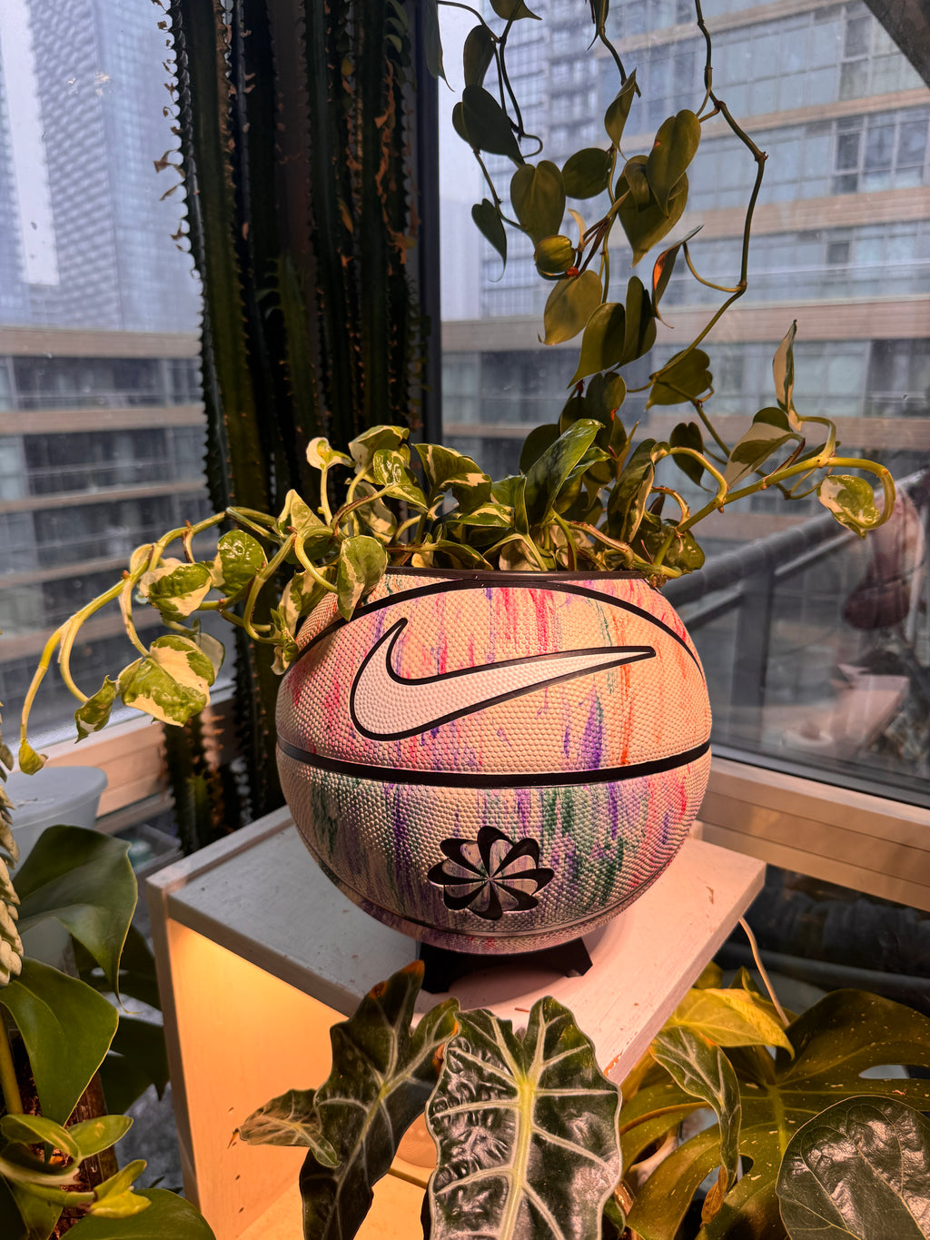 Nike Large Basketball Planter (Pastel Graffiti)