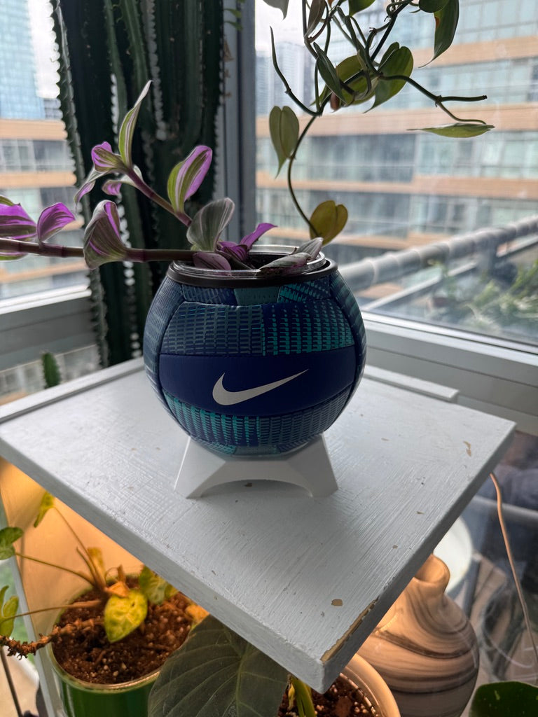 Nike Mini Volleyball Planter (Dusty Blue)