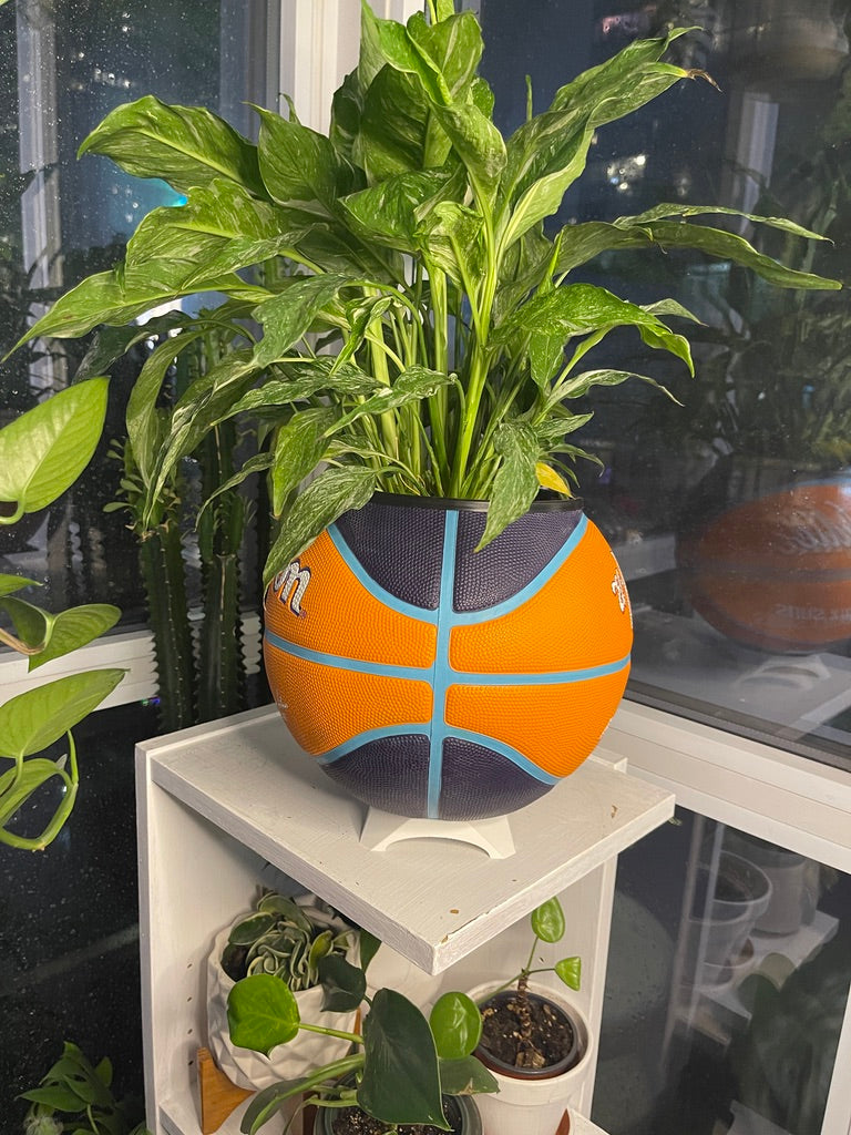 Large Basketball Planter (Phoenix Suns)