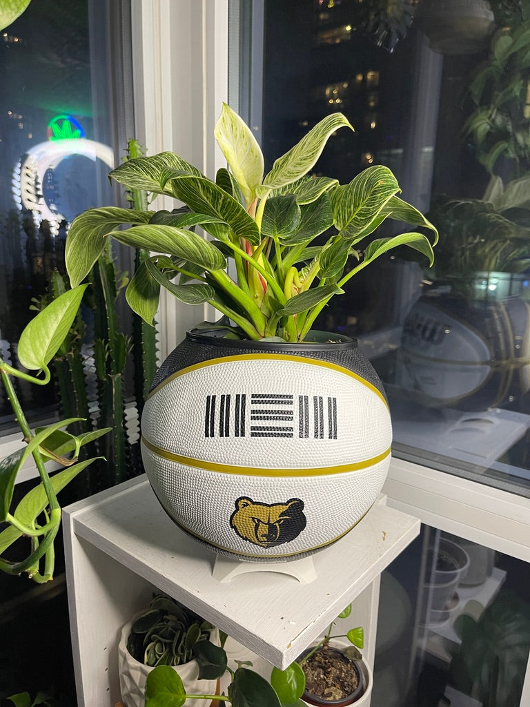 Large Basketball Planter (Memphis Grizzlies)