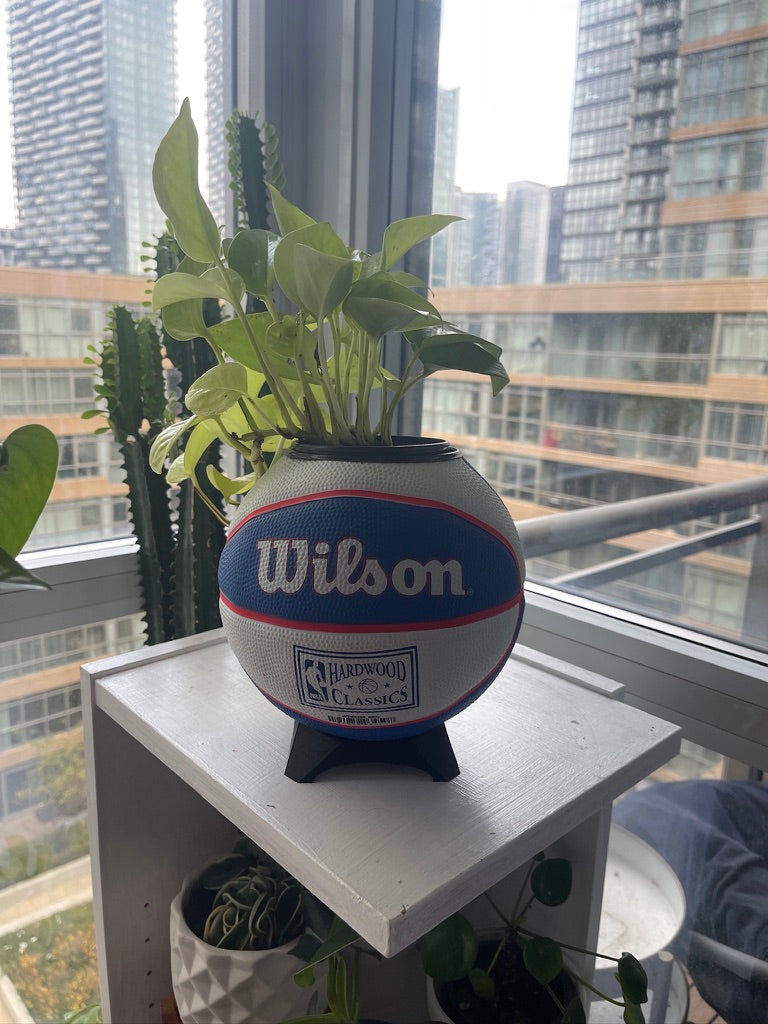 Mini Basketball Planter (New Jersey Nets)