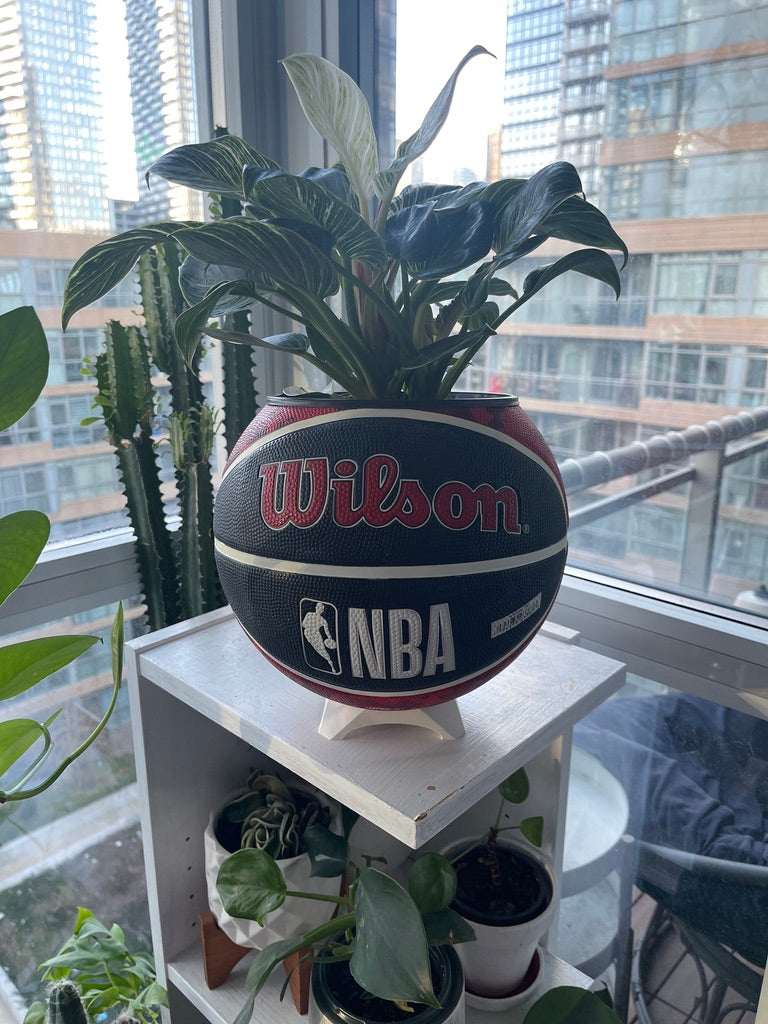 Large Basketball Planter (Chicago Bulls - Tie Dye)