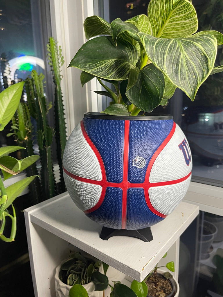 Large Basketball Planter (Sacramento Kings)