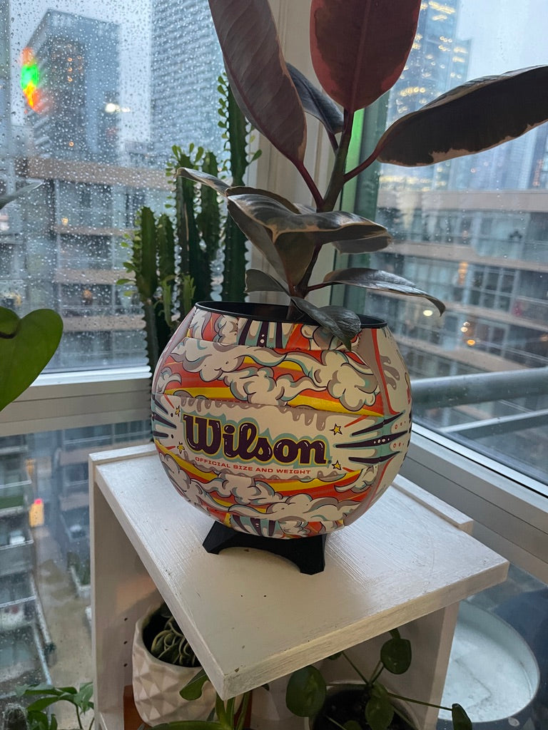 Nike Large Volleyball Planter (Beach Graffiti)