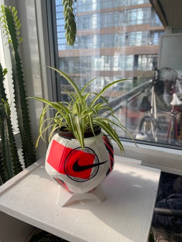 Nike Mini Soccer Ball Planter (Red Pitch)