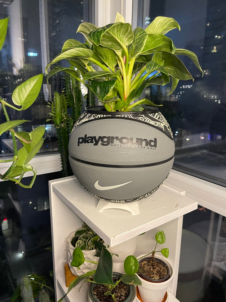 Nike Large Basketball Planter (Black & Grey)