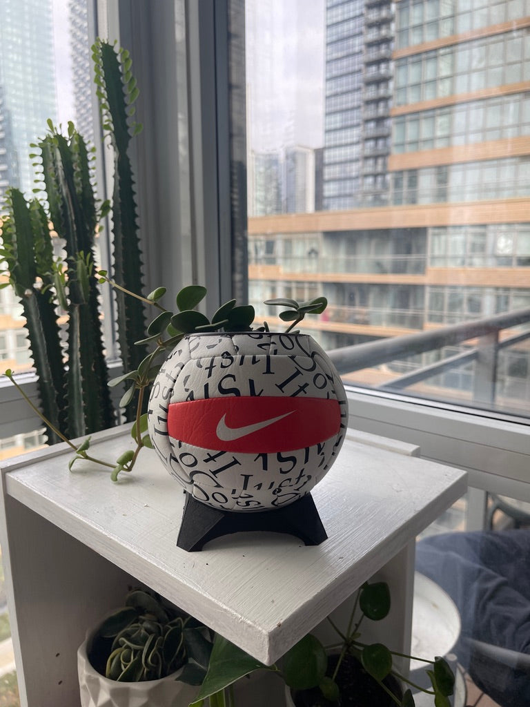 Nike Mini Volleyball Planter (Newspaper)