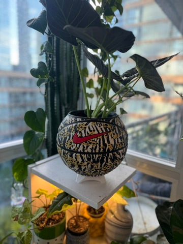 Nike Large Basketball Planter (Cheetah Zebra)
