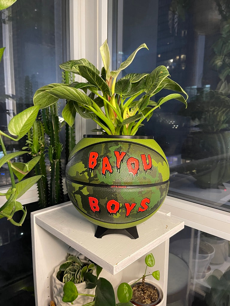 Nike Jordan Large Basketball Planter (Bayou Boys)