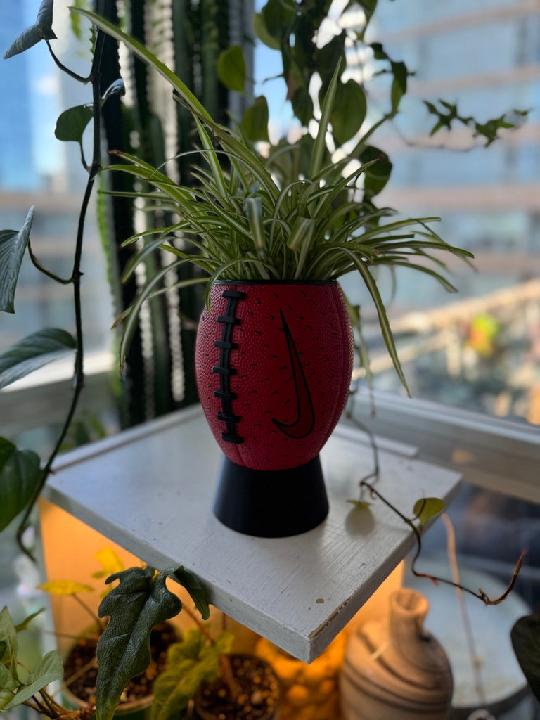 Nike Mini Football Planter (Red)