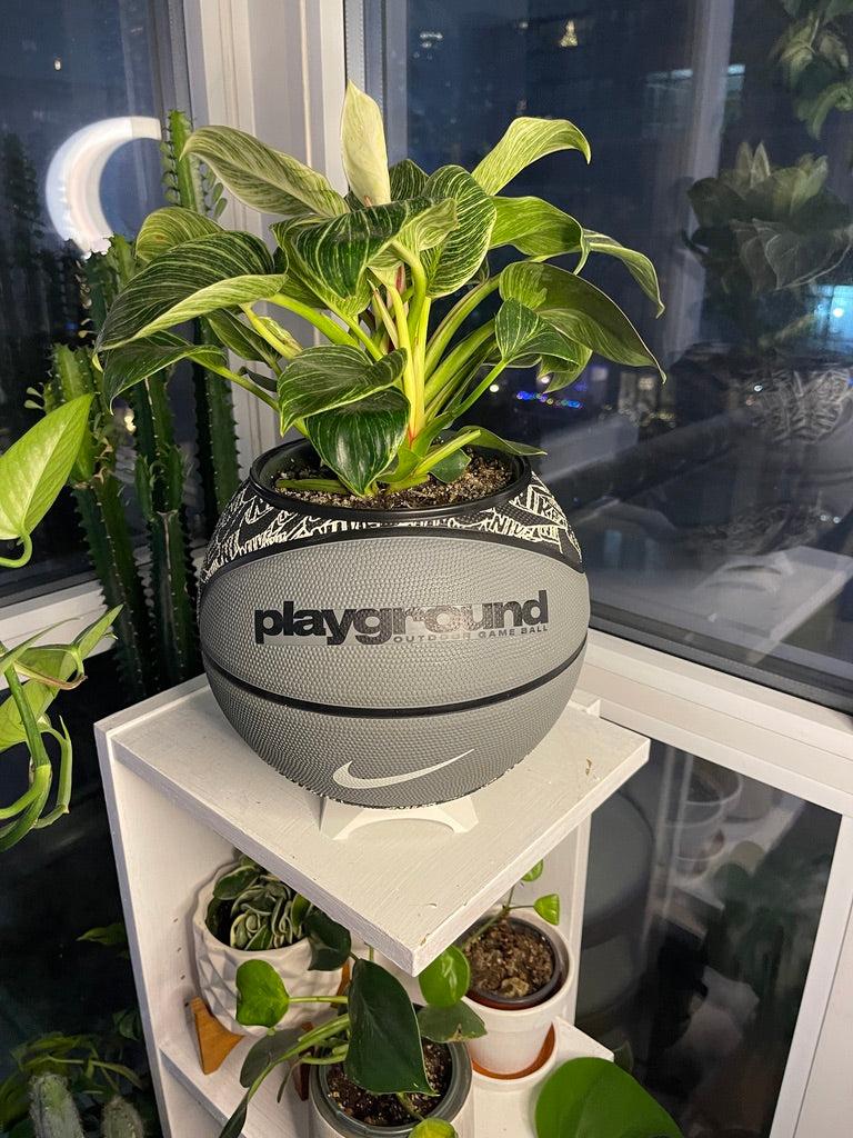 Nike Large Basketball Planter (Black & Grey)