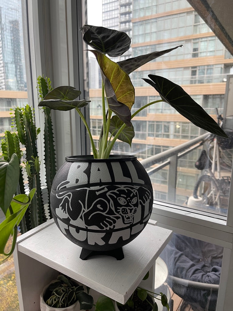 Nike Large Basketball Planter (Ball For All Black)