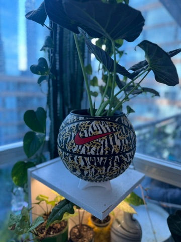 Nike Large Basketball Planter (Cheetah Zebra)