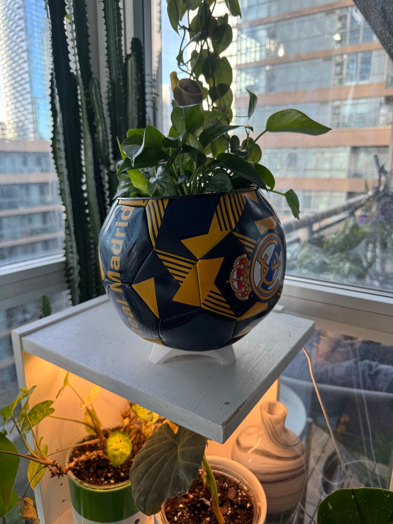 Large Soccer Ball Planter (Real Madrid)