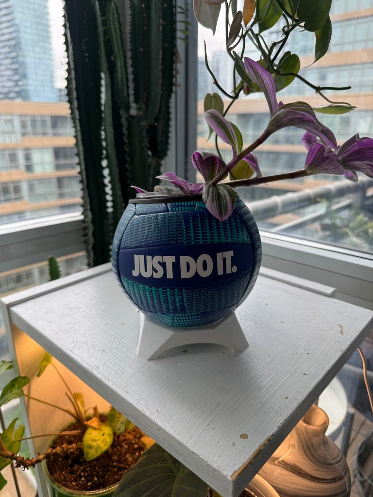 Nike Mini Volleyball Planter (Dusty Blue)
