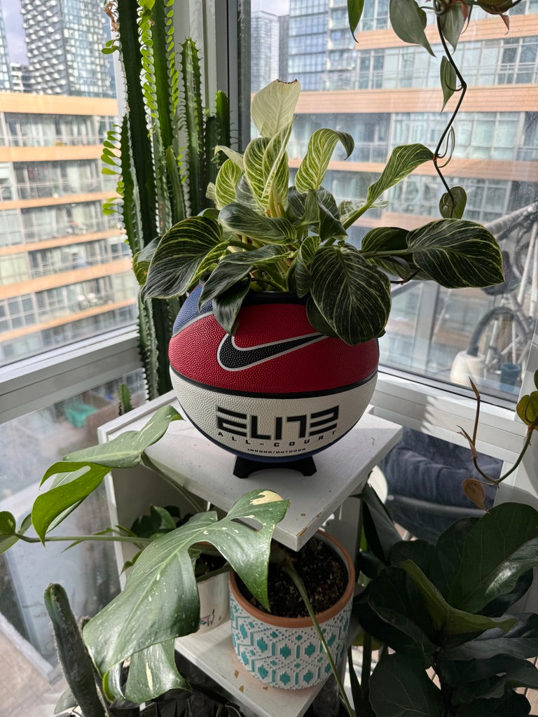 Nike Large Basketball Planter (Red, White, & Blue Elite)