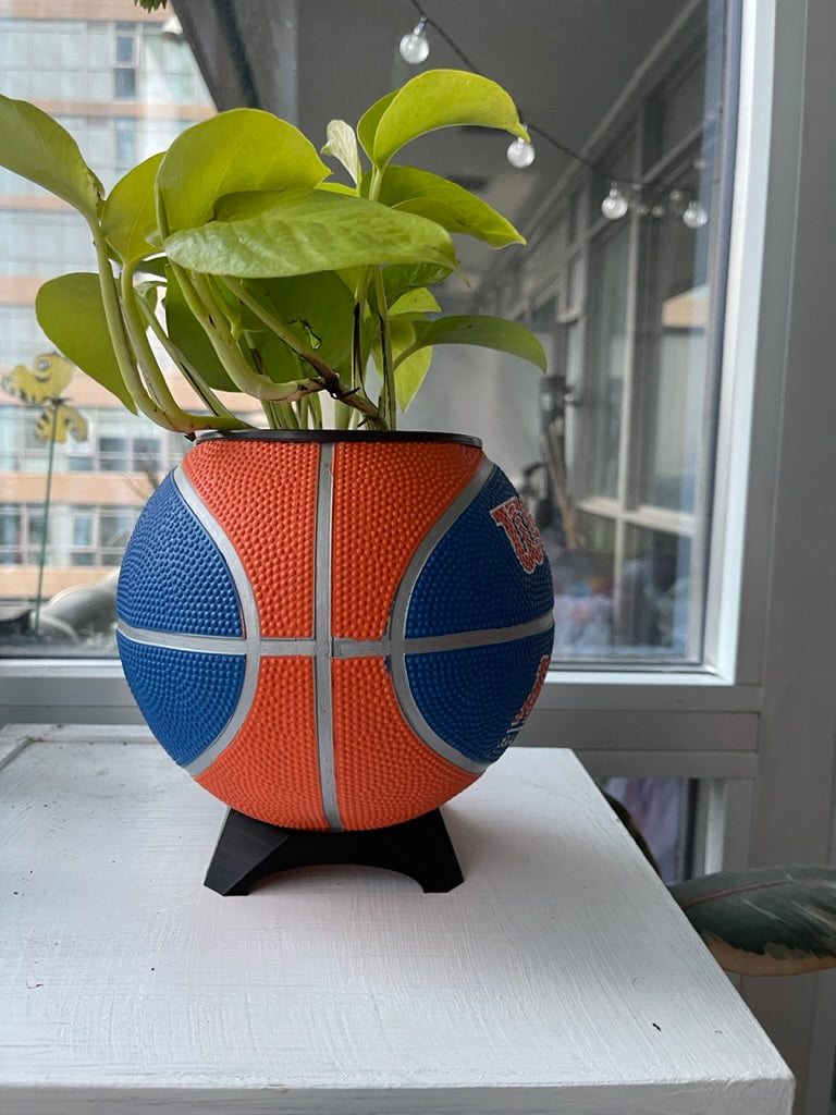 Mini Basketball Planter (NCAA Orange)