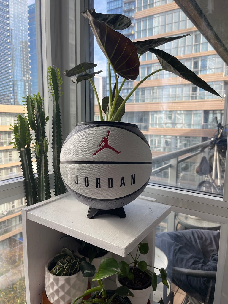 Nike Jordan Large Basketball Planter (White Cement)