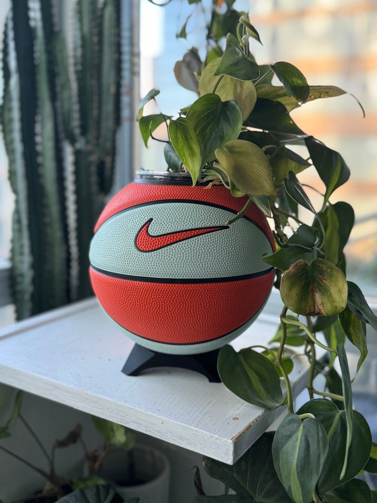 Nike Mini Basketball Planter (Teal Splash)